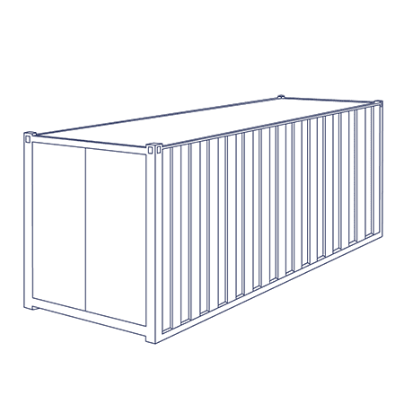 40ft standard shipping container