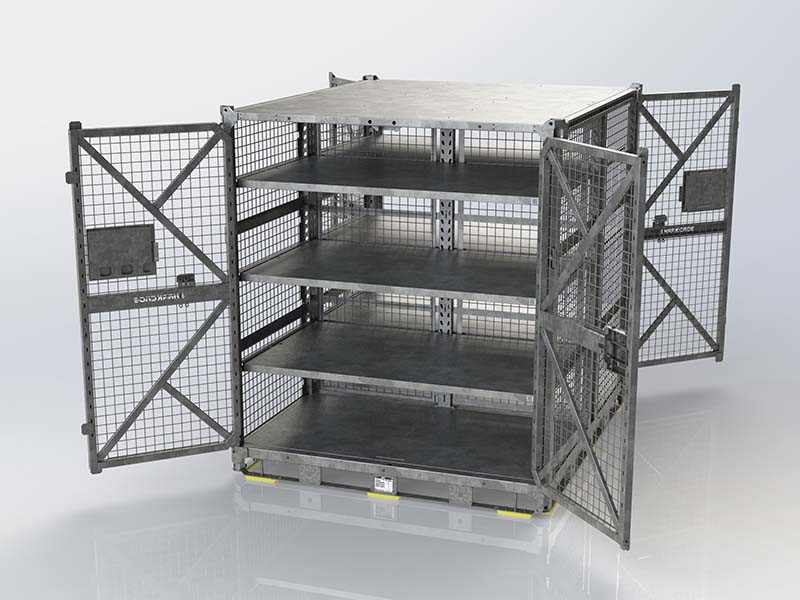 SHARKCAGE TACTICAL LOCKER MEDIUM - DIMENSIONS AND PICTURES
