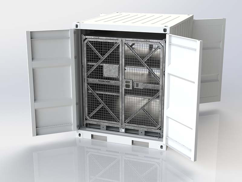 SHARKCAGE TACTICAL LOCKER MEDIUM - DIMENSIONS AND PICTURES