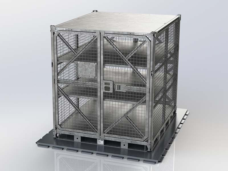 SHARKCAGE TACTICAL LOCKER MEDIUM - DIMENSIONS AND PICTURES