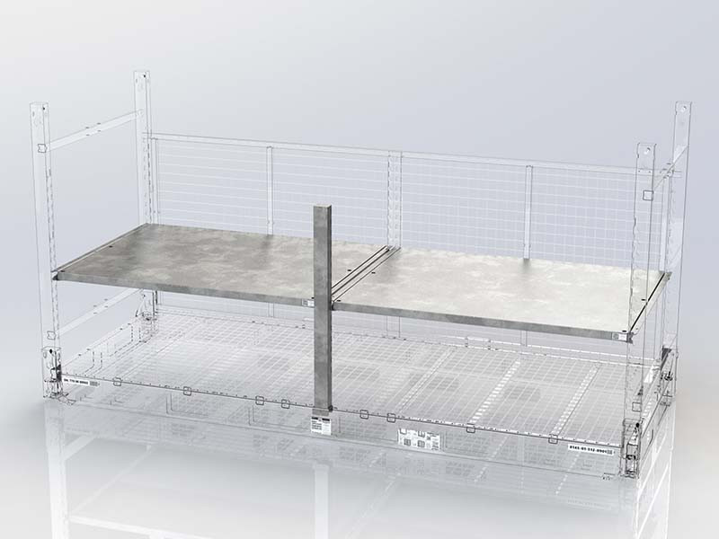 Stack Rack Cages SHARKCAGE XXL+ STACK RACK SHELVING SYSTEM - DIMENSIONS AND PICTURES